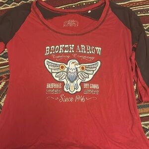 Panhandle, slim, long sleeve T-shirt extra , large